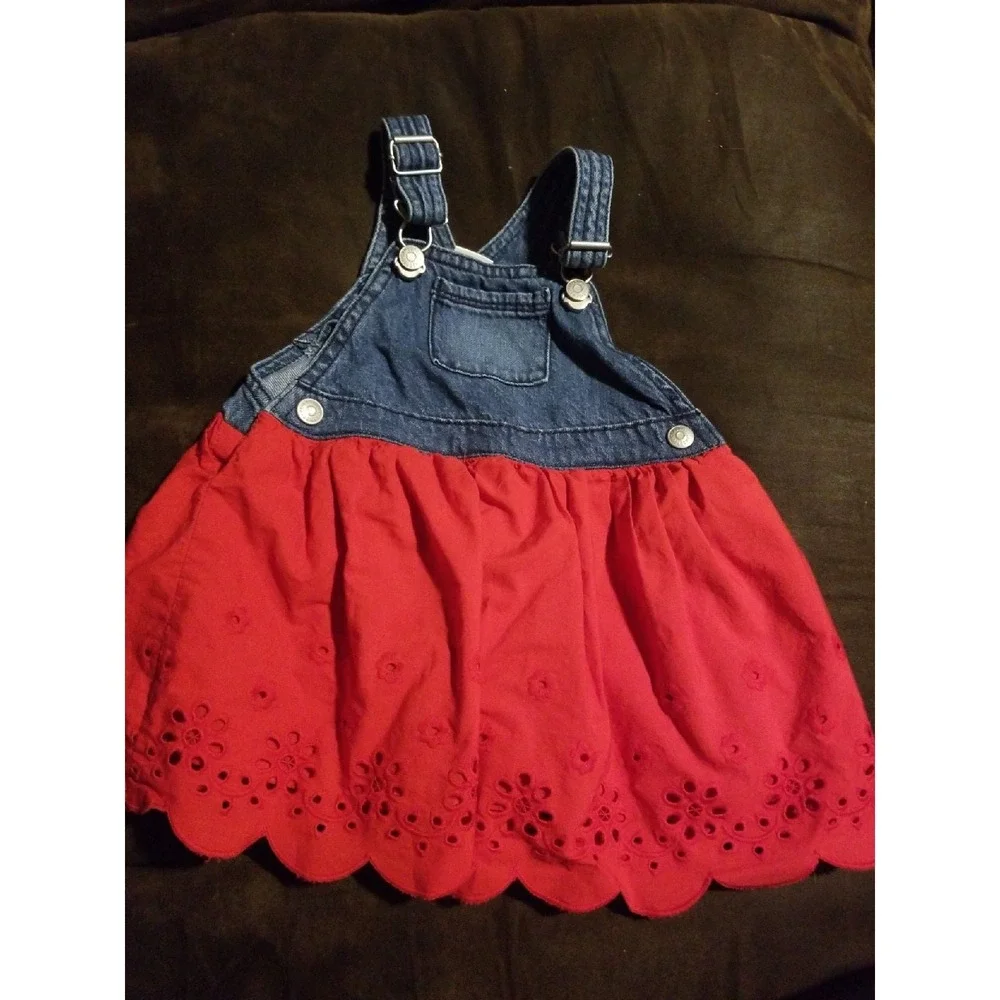 Overall Dress gymboree Americana shop 12 18 months 4th of july